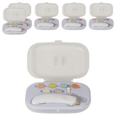 리틀클라우드 유아용 안전 네일트리머, 베이지, 6개