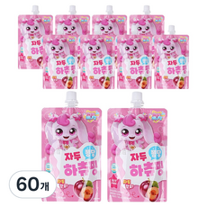 리더스인팜 캐치티니핑 퐁당 음료수 하츄핑 자두맛, 60개, 100ml