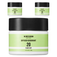 W.DRESSROOM 多麗絲 香水除臭劑 20號 花店 正裝, 110g, 3個