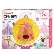 모나미 모니주 그림물감 여, 6ml, 24색