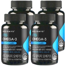 HOLIDAYS rTG Omega-3膠囊, 4個, 90顆