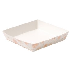 일회용 사각 종이 접시 DK-8 11 x 11 x 2.5 cm, 100개입, 1개