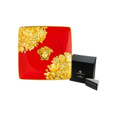 VERSACE 梅杜莎狂想曲紅色方盤 12cm, 混合色, 1個