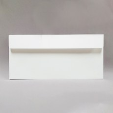 婚禮請柬 邀請函 模造紙 明信片信封 220 x 105 mm, 白色, 100個