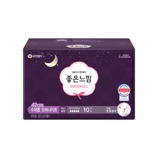 좋은느낌 오리지널 생리대 날개형, 슈퍼롱, 10개입, 1개