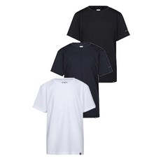 Kappa 兒童國中小學生舒適短袖內搭T恤3件組