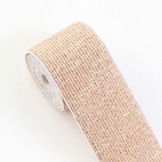 코하스아이디 샤이니 펄 고무줄 폭 28mm 길이 180cm, 골드, 1개