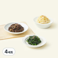 정미경키친 국내산 나물 모둠 A 3종 세트 150g, 4세트