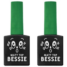 BESSIE 霧面上層凝膠, 單色, 11ml, 2個