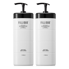 필리더스 마일드 바디로션, 2개, 500ml