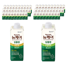 뉴케어 당플랜 환자영양식 호두맛 200ml 30p + 인절미맛 200ml 30p, 1세트