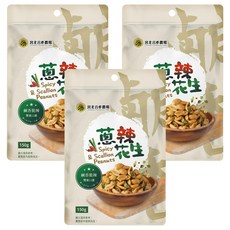 宮北合作農場 蔥辣花生 150g 雲林在地花生 香辣夠味 聚會聊天必備零食, 3包
