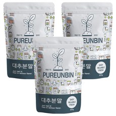 푸른빈 대추 가루 분말, 3개, 300g