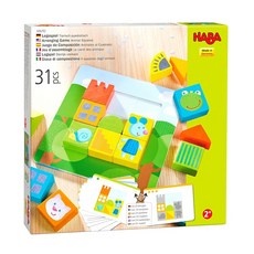 HABA 寶寶拼圖板 動物朋友 適合2歲以上, 1盒, 31pcs