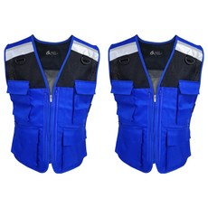 셀파 안전조끼 청색 SCVW-6001, 2개