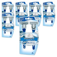 舒適牌 Schick 創4紀鈦輕便型刮鬍刀組, 含荷荷芭油 蘆薈 維他命E, 2入, 6組