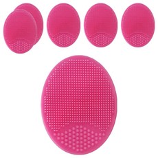 黃麻矽膠清潔墊, 6入, 隨機出貨