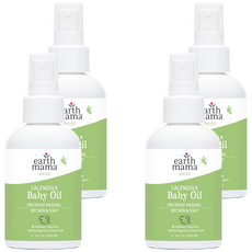 얼스마마 카렌듈라 베이비오일, 120ml, 4개