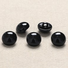 Coco 半鈕扣 13 mm, 黑色, 20個