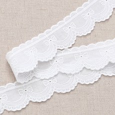 잠자는 숲속공주 면자수레이스 360 cm, 화이트, 1개