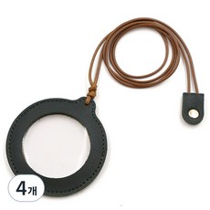 Dr. Pelis J 便攜式皮革項鍊放大鏡, 綠色, 4個