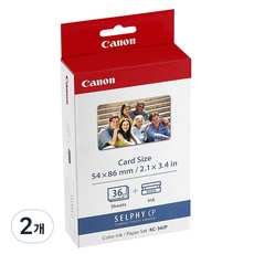 Canon 佳能 自拍相紙一般用紙 KC-36IP, 2X3, 2個