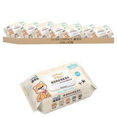 康芙特嬰兒純水棉柔濕紙巾 純水0刺激 不含酒精, 85張, 10包