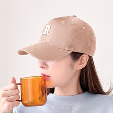 딥톡 R로고 심플 볼캡 모자 SB16