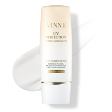 VINNE [純素美妝] UV完美水潤防曬精華 SPF50+ PA++++, 50ml, 1個