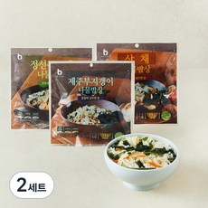 유명 나물밥상 13g x 3종 + 간장소스 3개 세트, 129g, 2세트