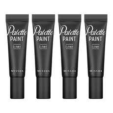 미샤 팔레트 페인트 젤 라이너 6g, 블랙, 4개
