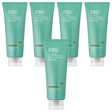 acweLL 甘草pH平衡毛孔潔面凝膠, 5條, 160ml