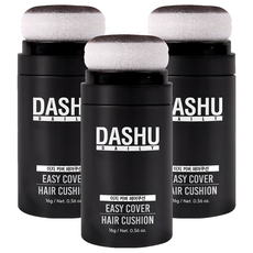 다슈 데일리 이지 커버 헤어쿠션 16g, 내추럴블랙, 3개