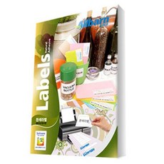 올바른라벨 레이저 잉크젯 공용 흰색 라벨지, 20칸, 100개