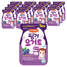아이배냇 핑거 요거트, 블루베리, 20g, 15개