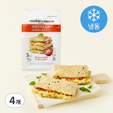 베키아에누보 바질토마토치즈 치아바타 샌드위치 (냉동), 185g, 3개입, 4개