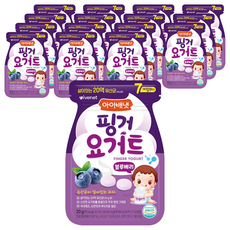아이배냇 베베 핑거 요거트, 블루베리, 20g, 16개