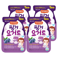 아이배냇 핑거 요거트, 블루베리, 20g, 4개