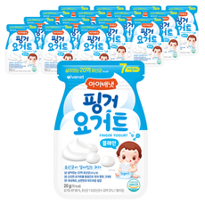 아이배냇 베베 핑거 요거트, 플레인, 20g, 16개