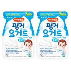 아이배냇 핑거 요거트, 플레인, 20g, 2개