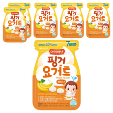 아이배냇 핑거 요거트, 바나나맛, 20g, 6개
