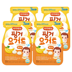 아이배냇 핑거 요거트, 바나나, 20g, 4개