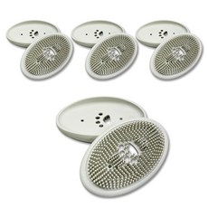 World Clean 矽膠多功能刷子肥皂架, 灰色, 4個