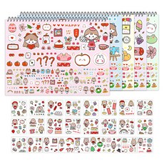 YOUNG ART 寫生本 5入 + 角色貼紙 25種 套組, 8開, 1套