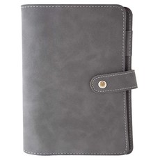 城市漫遊 A6手帳本殼 長19 x 寬13 x 厚2cm 135g, 灰色, 1個