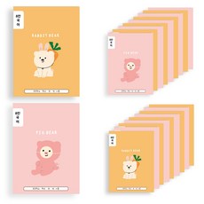 ARTMORE 小學8格國語筆記本 2款 x 10入, 混合色, 1套