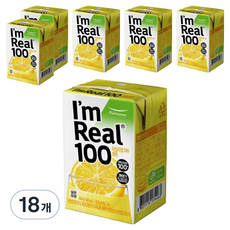 I'm Real 100高濃縮檸檬果汁, 140ml, 18入