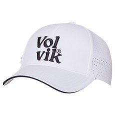 Volvik 文字球帽機能性高爾夫球帽, 白色, 1個