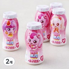 빙그레 캐치티니핑 요구르트 딸기, 80ml, 5개입, 2개