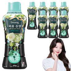 다우니 퍼퓸 쥬얼 에메랄드 브리즈 향기부스터, 480g, 8개